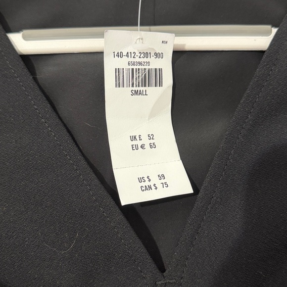 Abercrombie & Fitch Long Sleeve V-Neck Blouse – Size Small – NWT - Picture 3 of 5